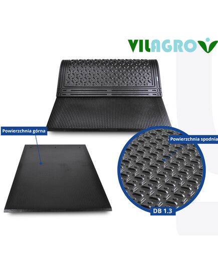 Rubber Mats DB 1.3 (1200 x 1800 x 22mm) GEYER-HOSAJA